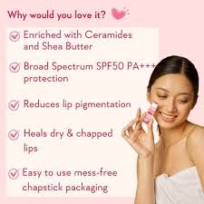 WishCare Tinted Lip Balm with SPF 50 PA+++ - Brightening - Image 3